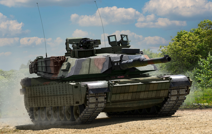 M1A2 Abrams (box art for RFM)