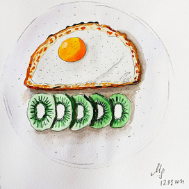 Завтрак с киви