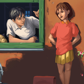 Фанарт "Шепот сердца"