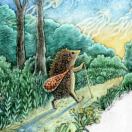 Ёжик и море