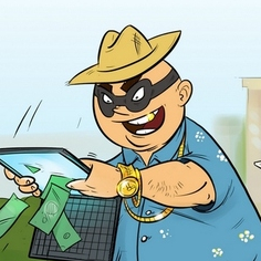 Богач и бассейн