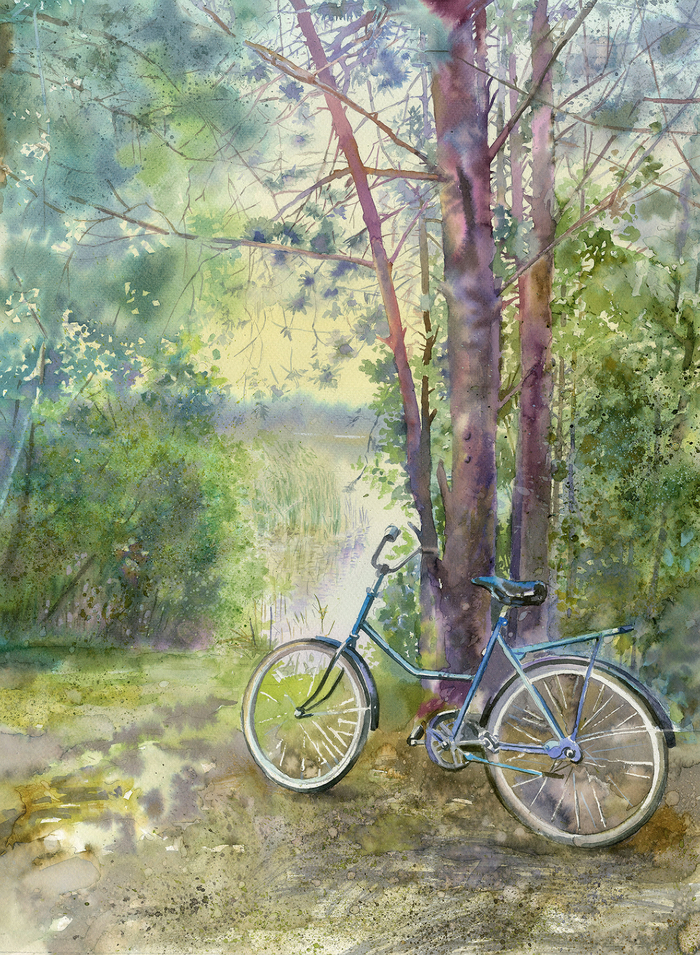 Сосны у озера