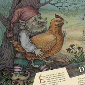 Курица, несущая золотый яйца