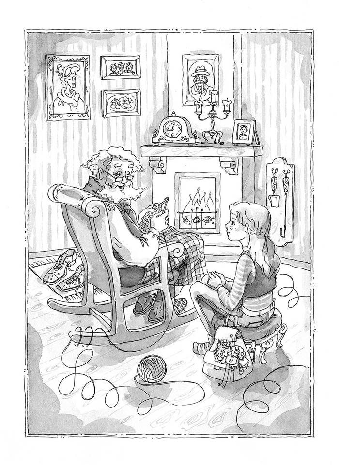 Иллюстрация к книге Надеи Ясминской "Восковой волшебник"