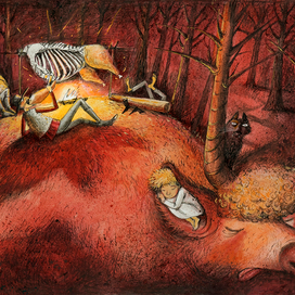 Эх... Съели они бычка.., а шкуру отдали мальчику с пальчику