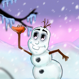 Олаф и морковка