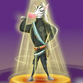 Бренд-персонаж Зебра