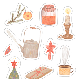 Новогодние стикеры