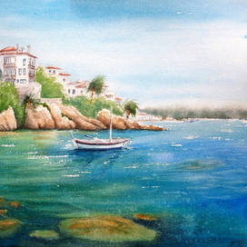 У побережья острова Скиатос