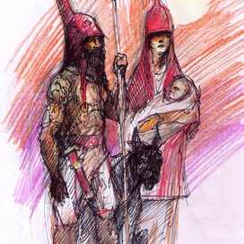 Золото скифов. Эскиз