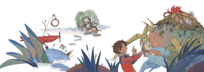 Краб и музыкальные часы. "Три банана", изд. Лабиринт Пресс