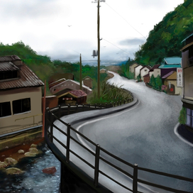 Японская деревня