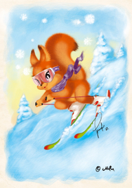 горные лыжи