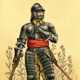 Англия. Кирасир периода гражданской войны.