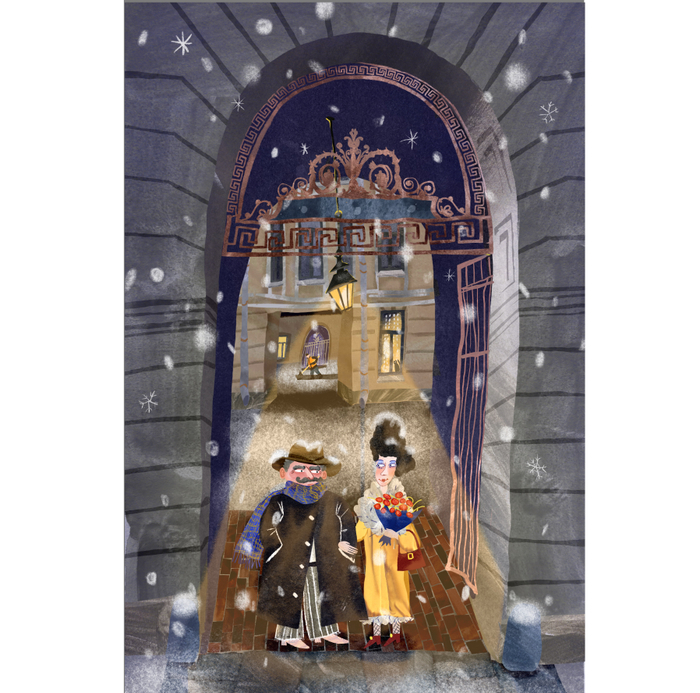 Санкт-Петербургская открытка. Свидание