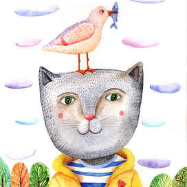 Желтое пальто