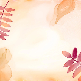 Цыфровая акварель оранжевый