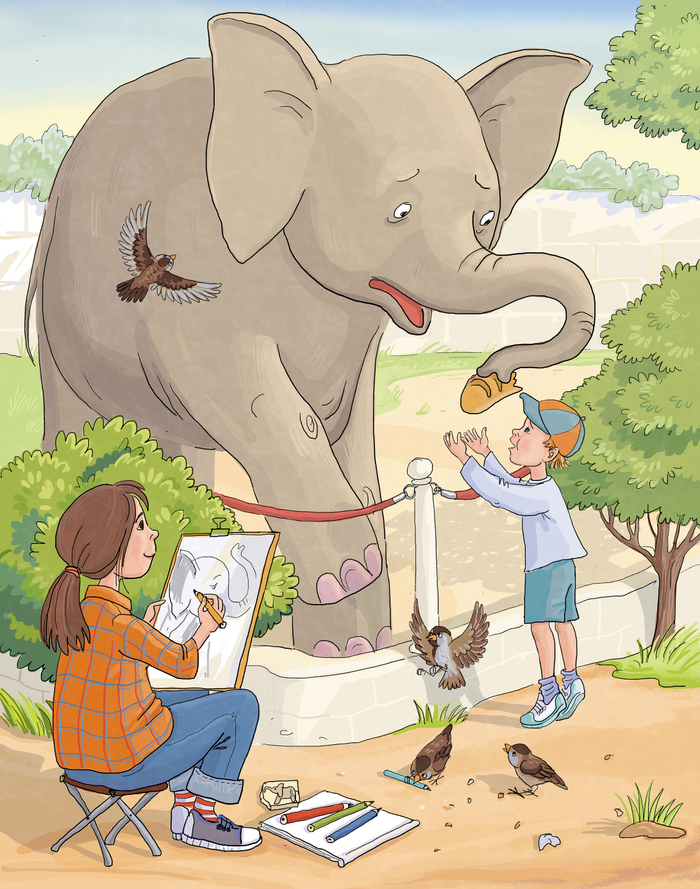 "Слон и ластик"