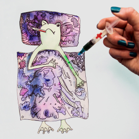 Лечим лягушку от обесцвечивания