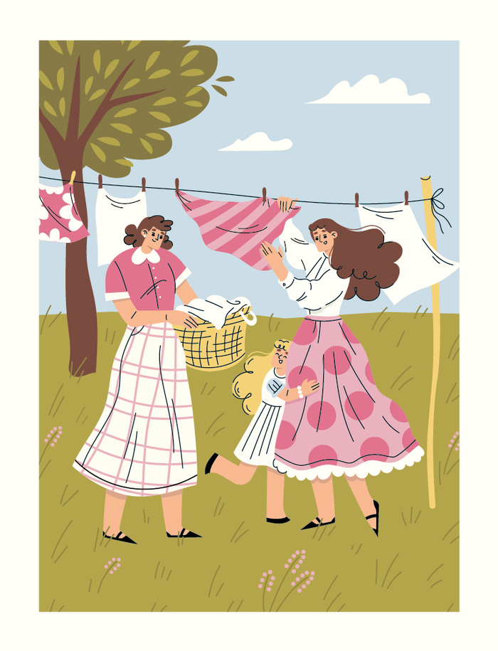 иллюстрация для ароматических саше