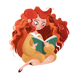 Рыжая девочка