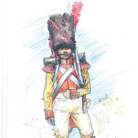 Раскадровка для фильма. Рядовой карабинер Нёвшательского батальона. 1812 год
