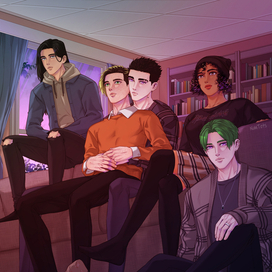 Персонажи из комикса