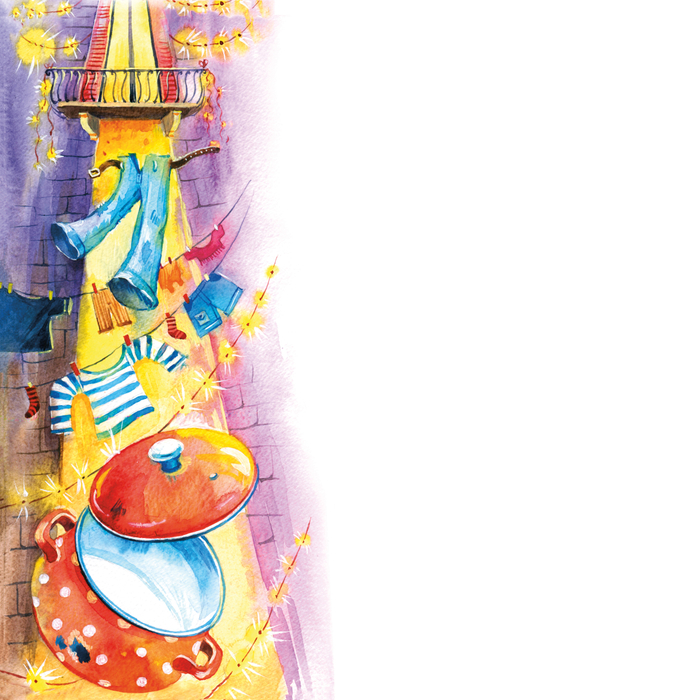 Полуполосная иллюстрация