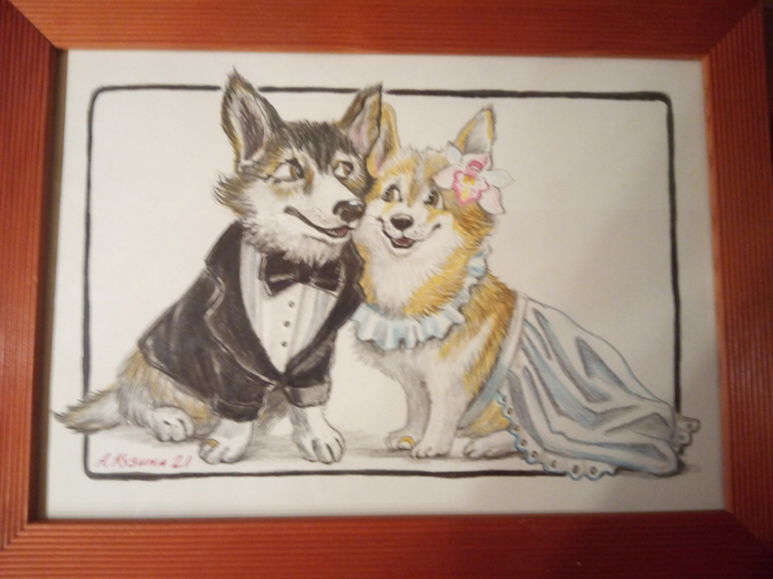 Рисунок на свадьбу