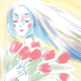 "Весна" из серии открыток