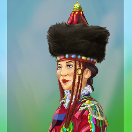 На бурятском празднике