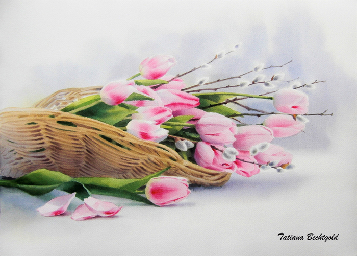 Букет с вербой