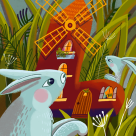 Волшебный домик зайцев 