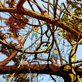 Узлы из веток