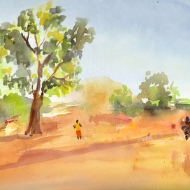 Сахельский пейзаж