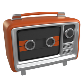 Ретро радио с кассетником