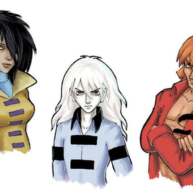 Персонажи комикса Вышнее море