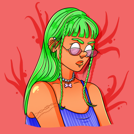 Кислотная девушка