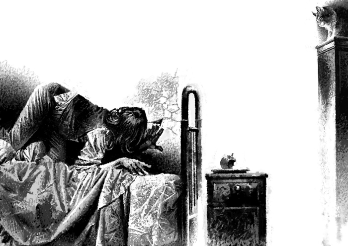 Р.Л.Стивенсон.Иллюстрация к Клуб Самоубийц