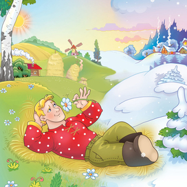 Иллюстрации для детского журнала 3/9 Ц