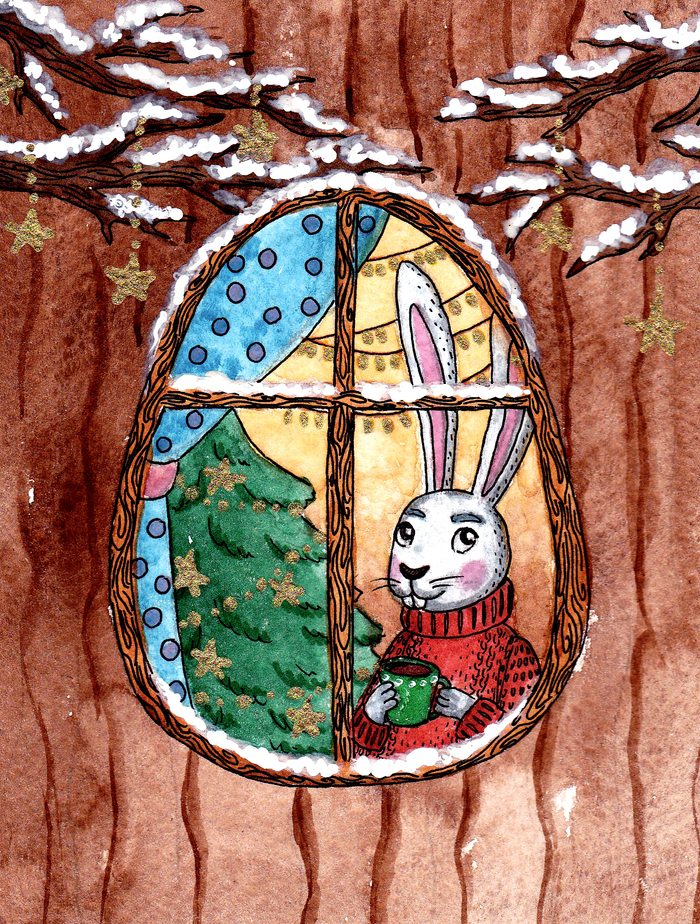 новогодняя открытка