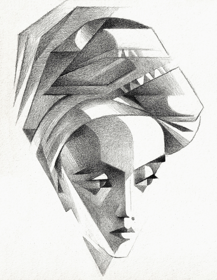 С полотенцем на голове