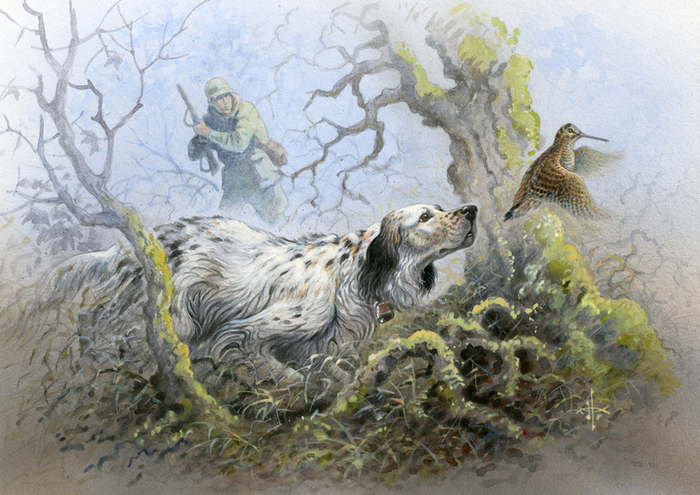 На высыпках.