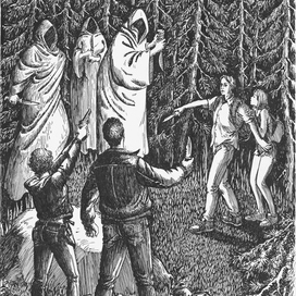 Иллюстрация к книге Андрея Васильева "Чужая сила", из цикла "А.Смолин,ведьмак"