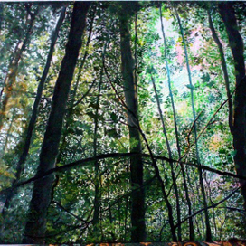 Внутри леса