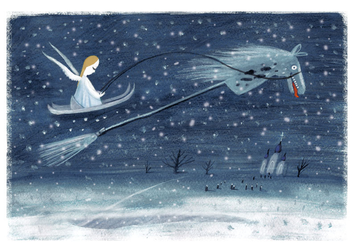 Иллюстрация к сказке Андрея Семина "Нежна Княжна"