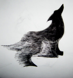 стилизация волка