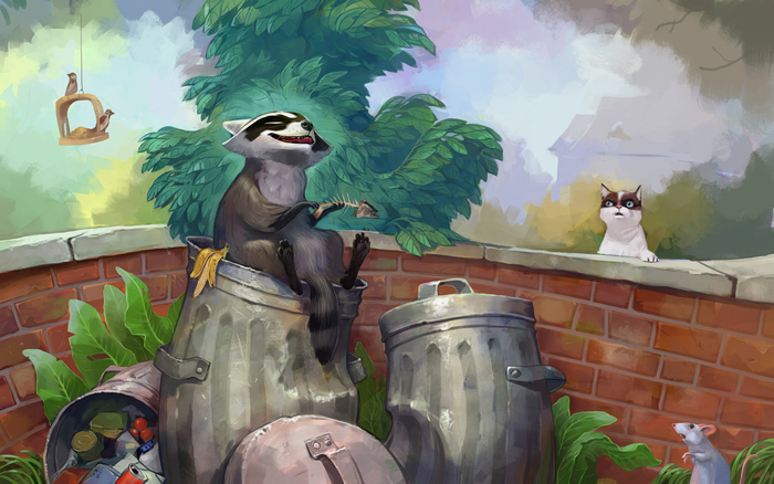 I find fish heads and tails