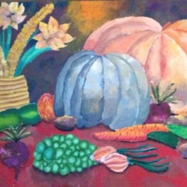 Натюрморт с тыквами