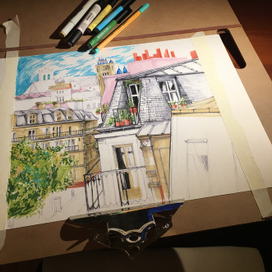 Маркеры, ручки